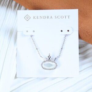 Kendra Scott Elisa Princess Ivory Mother-of-Pearl Necklace Silver